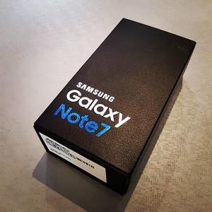 Samsung Galaxy Note 7 box